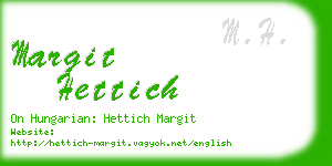 margit hettich business card